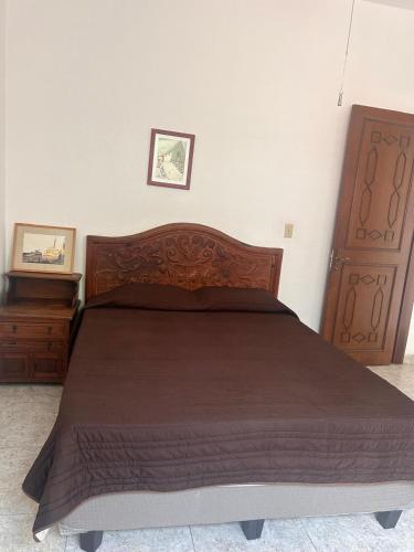 Casa con alberca de Don Vicoにあるベッド