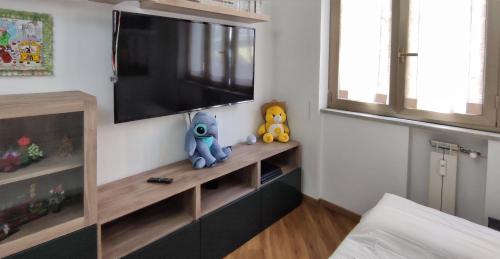 TV a/nebo společenská místnost v ubytování BB RuRi