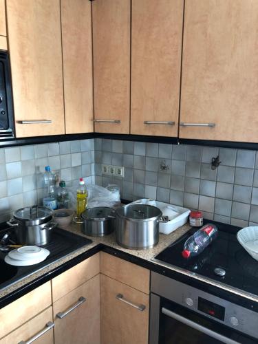 Kuchyň nebo kuchyňský kout v ubytování Einfamilien Haus