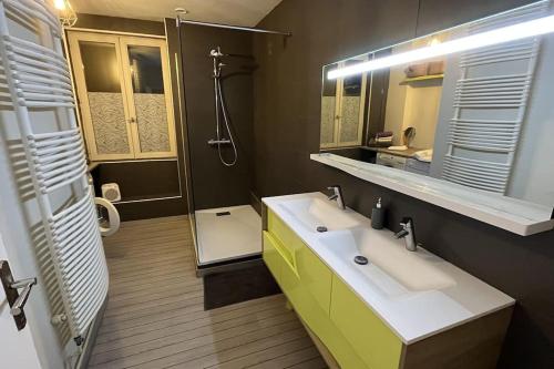 Koupelna v ubytování Grand appartement à Barr