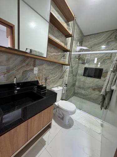 Koupelna v ubytování Loft 1