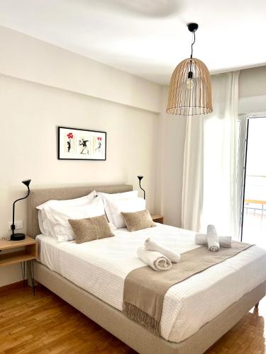 CK Athens Fine Stay -Neos Kosmos- Luxury Modern Apartment Opposite Metro with Rooftop Lounge & Acropolis Views