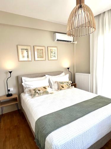 CK Athens Fine Stay -Neos Kosmos- Luxury Modern Apartment Opposite Metro with Rooftop Lounge & Acropolis Views