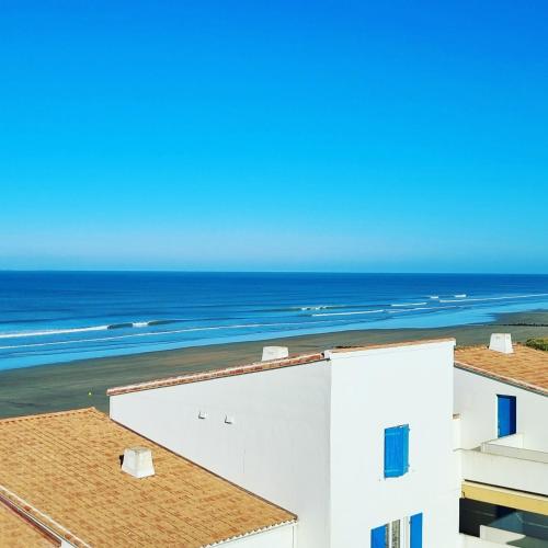 Vue magnifique sur l'océan et les dunes !