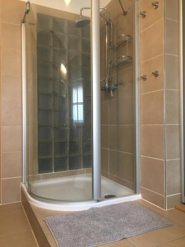 Kúpeľňa v ubytovaní Apartmán v centru města