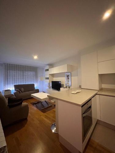Kuchyň nebo kuchyňský kout v ubytování Apartamento coqueto en Rías Baixas-Cambados