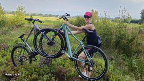 Jazda na bicykli v okolí ubytovania U Chowańców