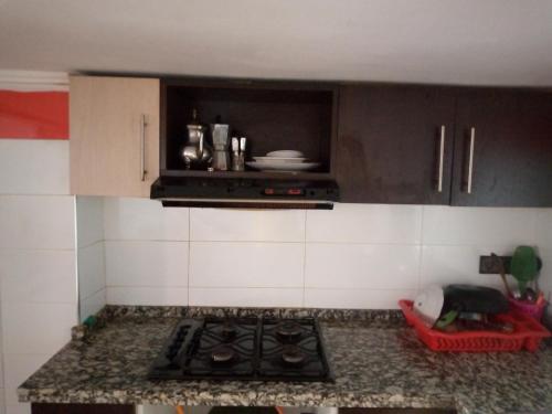 Kuchyň nebo kuchyňský kout v ubytování LUXURYe Complexe