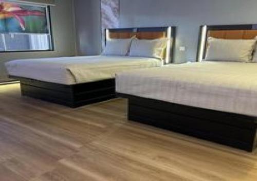 Postel nebo postele na pokoji v ubytování Mountain View Motel