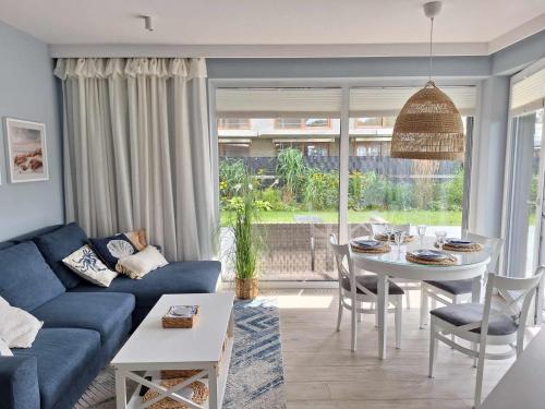 Ruang duduk di Apartament Wyspa Mew - 150 m od plaży