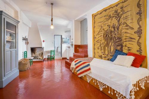 Postel nebo postele na pokoji v ubytování Casa La Prensa - Alpujarra