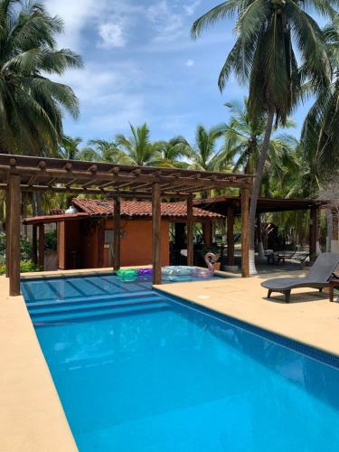 Πισίνα στο ή κοντά στο Casa San Carlos