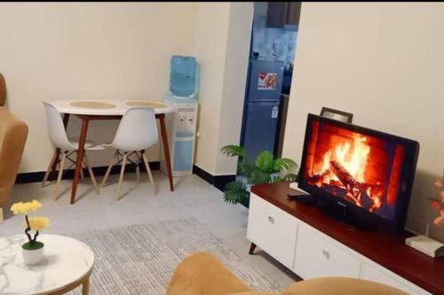 Posezení v ubytování Piumatt Homes