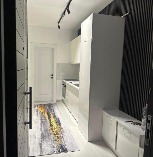 Dapur atau dapur kecil di Sunset Apartment
