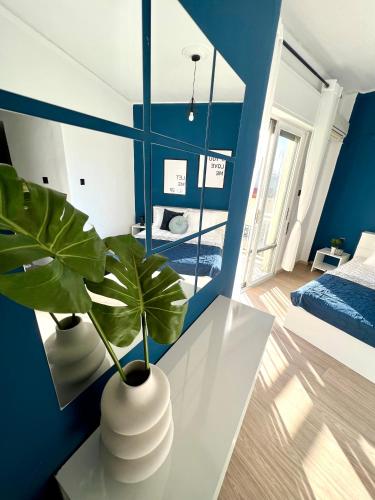 Ένα ή περισσότερα κρεβάτια σε δωμάτιο στο 3C Apartment A Cozy Apartment in the Heart of Alexandroupoli