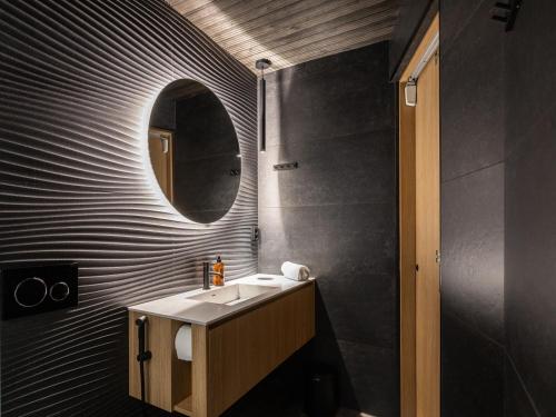 Koupelna v ubytování Santa's Resort & Spa Hotel Sani