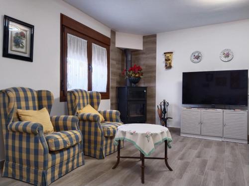 Televisyen dan/atau pusat hiburan di Casa Rural Aires del Moncayo