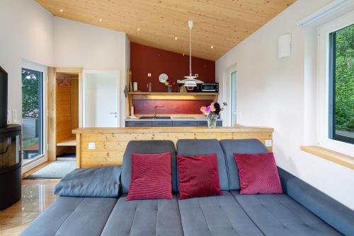 Η κουζίνα ή μικρή κουζίνα στο Ferienhaus Das Kleine Paradies