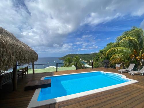 Vue imprenable sur la mer des Caraïbes
