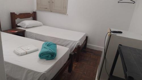 Katil atau katil-katil dalam bilik di Mônaco Hotel
