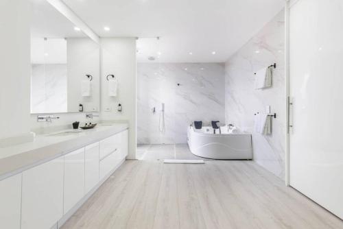 Koupelna v ubytování Luxury 4BR in Usaquén