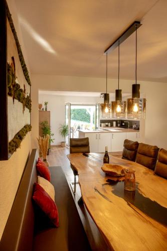 Χώρος καθιστικού στο Ferienhaus Gleixner