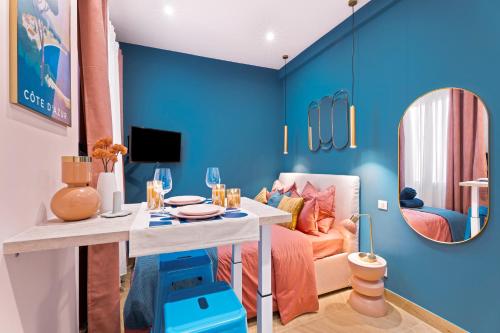 Nice Renting - SPITALIERI - Chic & Cosy Art Deco Nest Nice Étoile