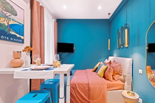 Nice Renting - SPITALIERI - Chic & Cosy Art Deco Nest Nice Étoile photo 6