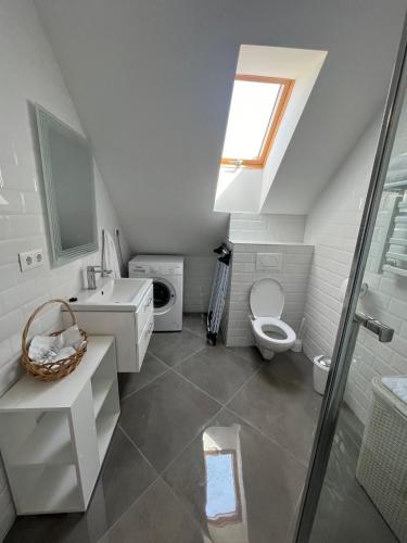 Ένα μπάνιο στο Pálma Apartman