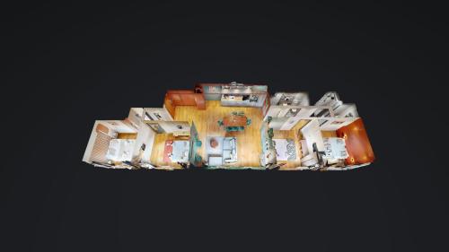 une vue aérienne d'un modèle de maison dans l'établissement Bluestay 88 - Superbe appartement à Paris, à Paris