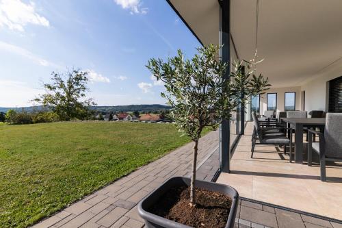 Μπαλκόνι ή βεράντα στο Bedics Apartman