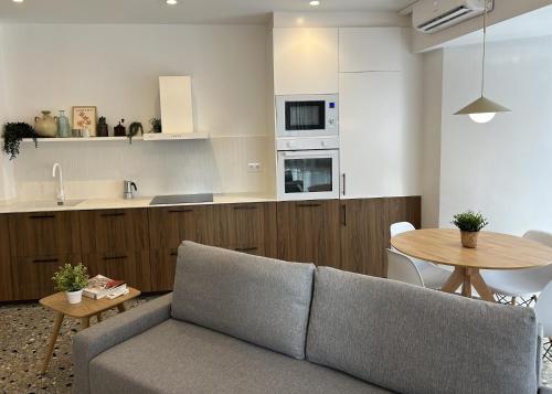 Køkken eller tekøkken på Gandia Design Suites