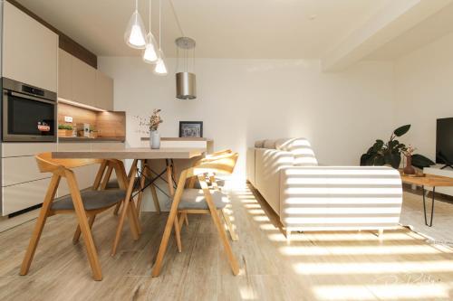 Η κουζίνα ή μικρή κουζίνα στο Apartmen centrum Trnava