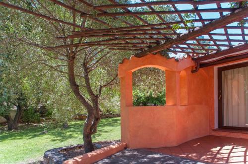 Jardin de l'établissement Hotel Ollastu