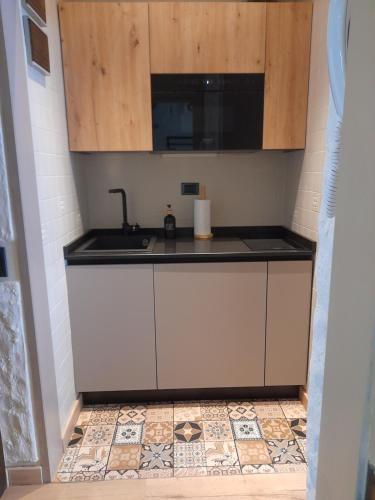 Kuchyň nebo kuchyňský kout v ubytování Fradusta 213