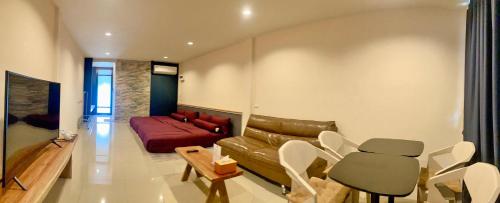 Posezení v ubytování PP Pool Villa Home