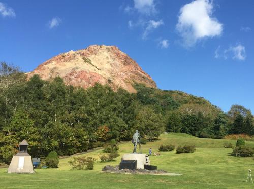 別荘から撮影された、または一般的な山の景色