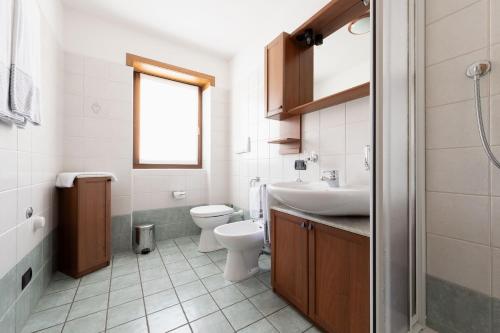 Koupelna v ubytování Chalet Vedig