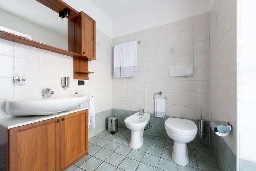 Koupelna v ubytování Chalet Vedig