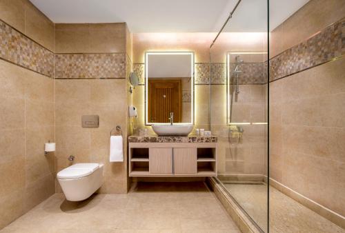 Koupelna v ubytování Azur One Eleven Hotel Alamein