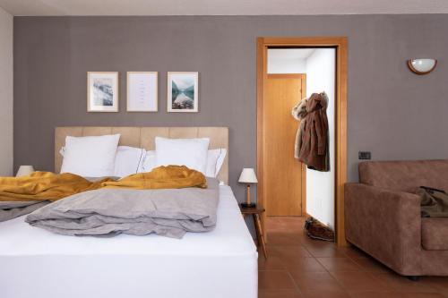 Postel nebo postele na pokoji v ubytování Chalet Vedig