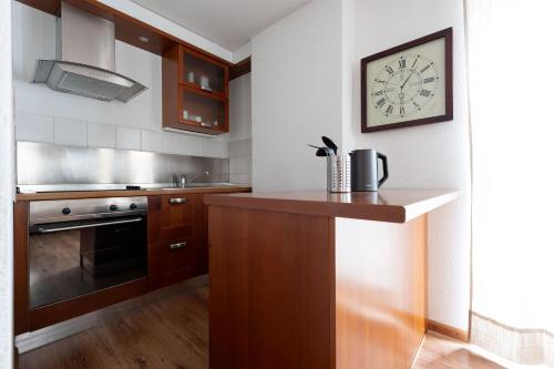 Kuchyň nebo kuchyňský kout v ubytování Chalet Vedig