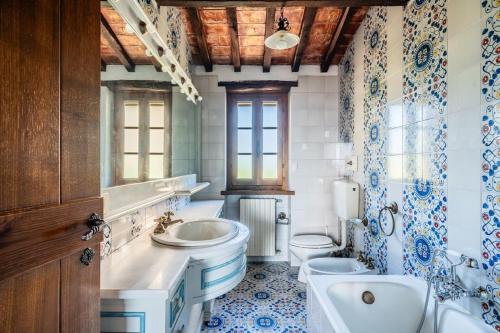 Koupelna v ubytování Casa Tramonto