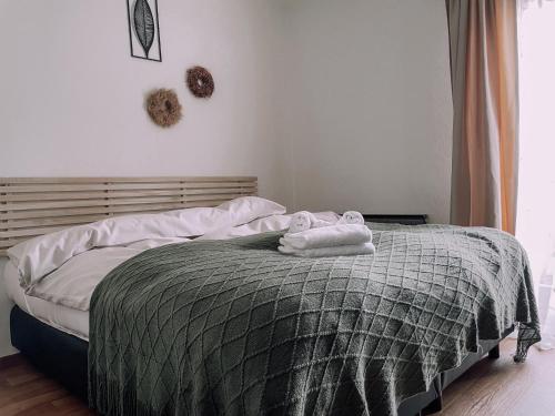 Postel nebo postele na pokoji v ubytování Das Luis