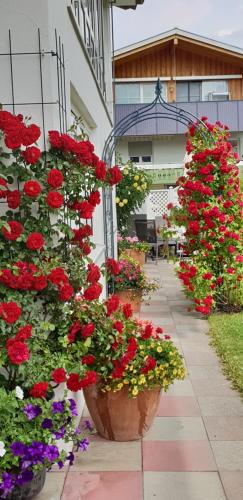 Jardín al aire libre en Gästehaus Büchele