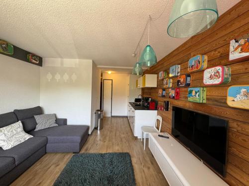 Appartement cosy au pied des pistes avec balcon et WIFI