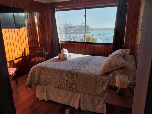 Postel nebo postele na pokoji v ubytování HOTEL MELLATTI