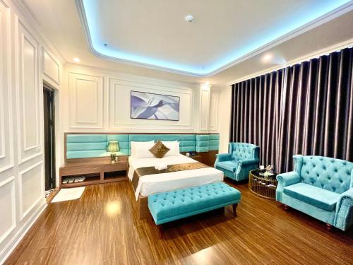 Χώρος καθιστικού στο Grand Ha Noi Hotel