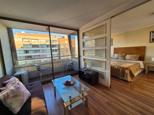 Ένα ή περισσότερα κρεβάτια σε δωμάτιο στο Apartamento Del Río