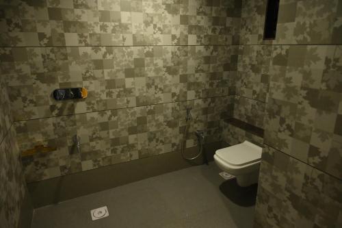 Koupelna v ubytování Hotel Parqotel